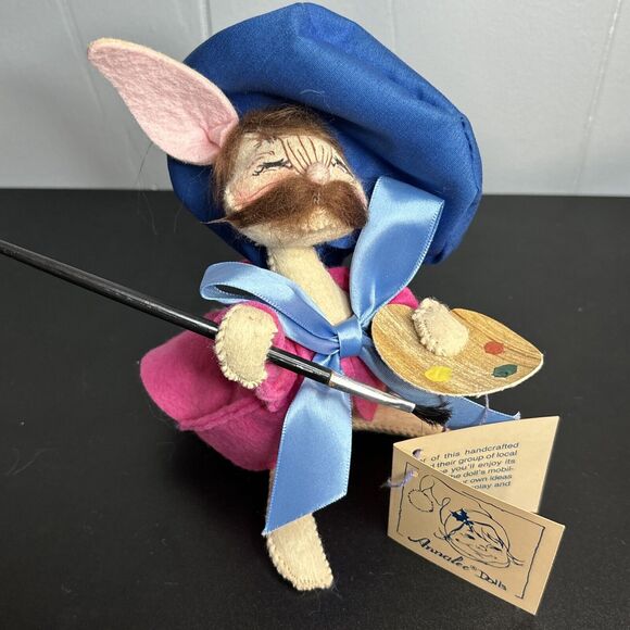 Annalee 1993 Artist Painter 7" with Black brush 0622 - Picture 1 of 8